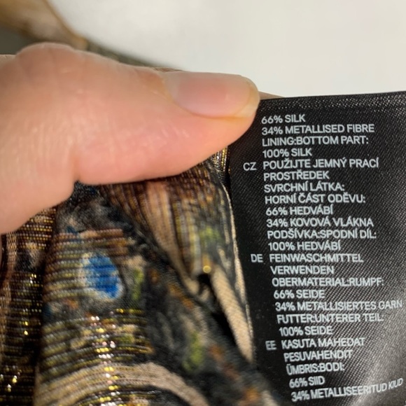 Isabel Marant pour H&M metallic dress size 2 - Picture 9 of 9